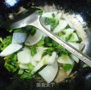 雪菜炒地瓜的做法步骤：8