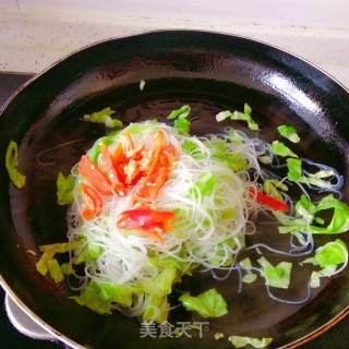 包菜炒粉丝的做法步骤：5