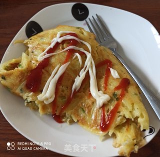 土豆鸡蛋盘丝饼的做法步骤：8