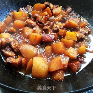 红烧肉炖土豆的做法步骤：8