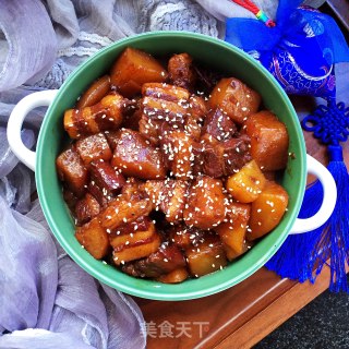 红烧肉炖土豆的做法步骤：9