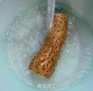 山药炒油菜蕻的做法步骤：5