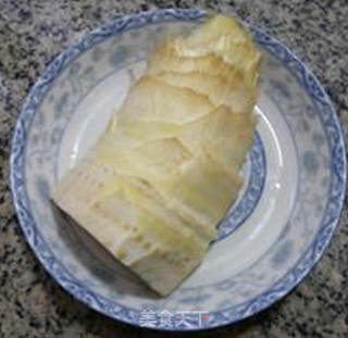 冬笋炒菠菜的做法步骤：2