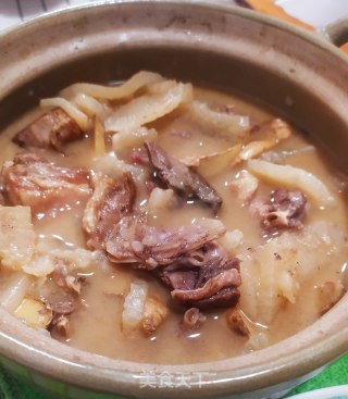 鸭肉萝卜煲的做法步骤：9