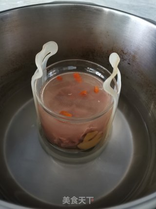 花旗参炖猪心的做法步骤：4