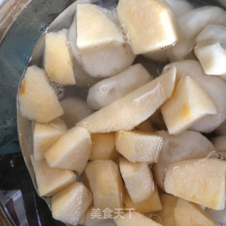 苹果荸荠冰糖水的做法步骤：7