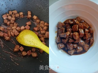 杏鲍菇炒牛肉粒的做法步骤：3