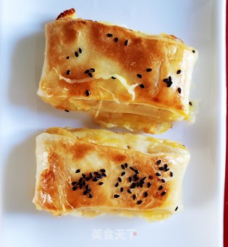 地瓜夹心芝士烤饼的做法步骤：7