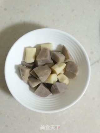 金针菇浇芋头山药的做法步骤：7