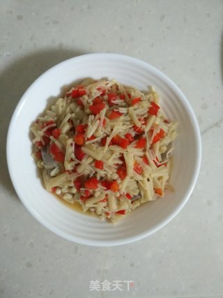 金针菇浇芋头山药的做法步骤：8