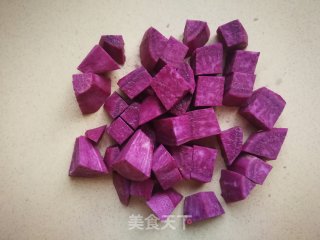 紫薯豆浆的做法步骤：2
