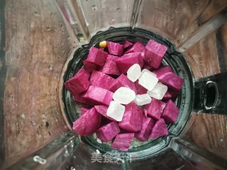 紫薯豆浆的做法步骤：5