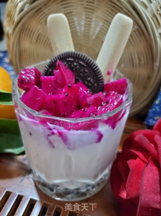 火龙果酸奶杯的做法步骤：7