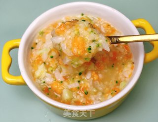 鲜虾时蔬粥的做法步骤：9