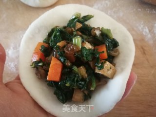萝卜缨豆腐粉条素包的做法步骤：30