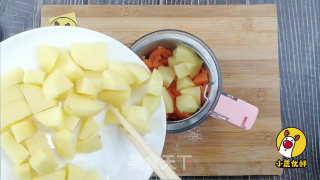 宝宝生鲜，土豆牛肉饼，美味食补爱不释手【小鹿优鲜】的做法步骤：3