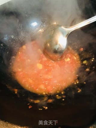 美味的西红柿蛋花疙瘩汤的做法步骤：7