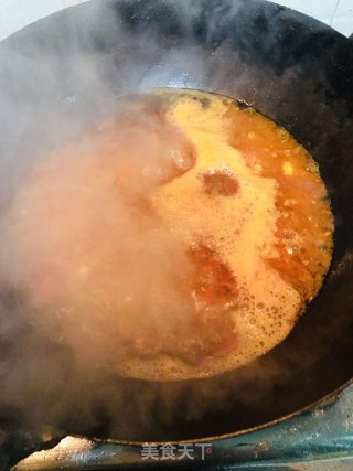 美味的西红柿蛋花疙瘩汤的做法步骤：8