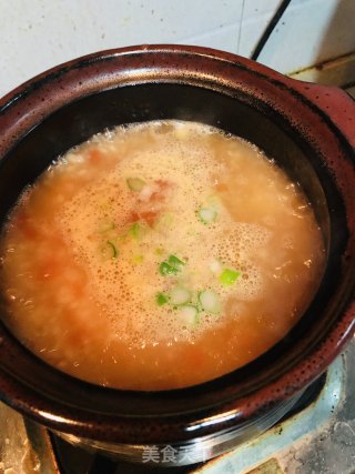 美味的西红柿蛋花疙瘩汤的做法步骤：9
