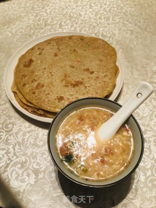 美味的西红柿蛋花疙瘩汤的做法步骤：12