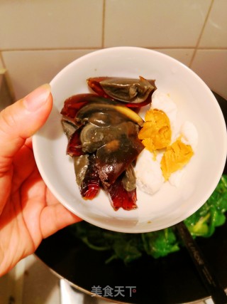 金银蛋上汤豆苗的做法步骤：6