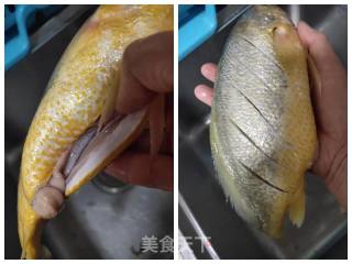 彭豆带你做家常酱烧黄花鱼的做法步骤：3