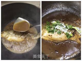 彭豆带你做家常酱烧黄花鱼的做法步骤：9