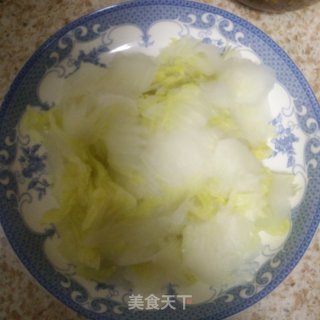 醋溜白菜的做法步骤：2