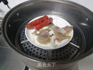 蒸咸肉的做法步骤：3