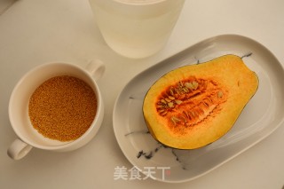 南瓜小米糊的做法步骤：1