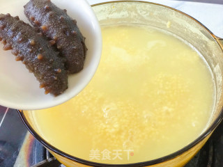 海参小米粥的做法步骤：7