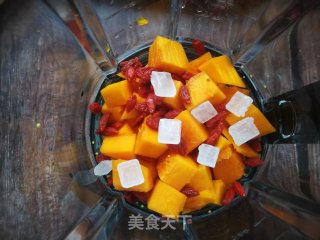 南瓜枸杞小米豆浆的做法步骤：5