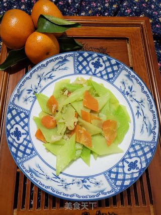 蒜香莴笋的做法步骤：7