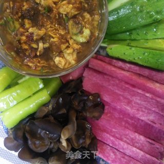 大丰收-蘸酱菜的做法步骤：8