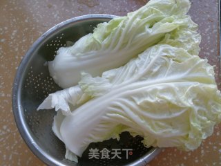 白菜炖豆腐的做法步骤：1