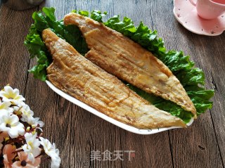 炸大踏板鱼的做法步骤：8