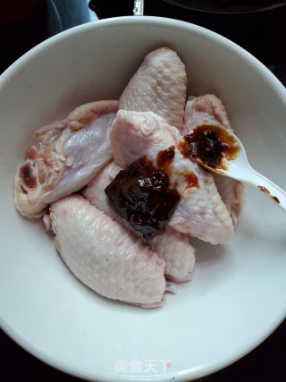 烤鸡中翅的做法步骤：2