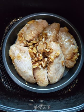 烤鸡中翅的做法步骤：7