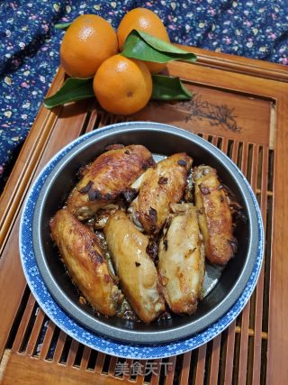 烤鸡中翅的做法步骤：11