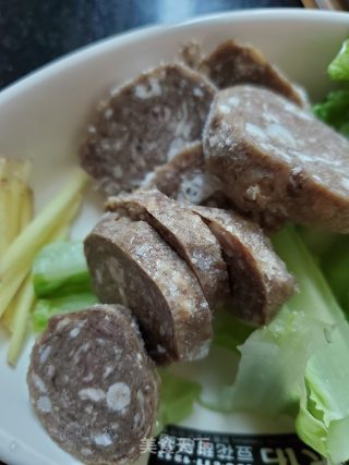 萝卜青菜牛肉丸子汤的做法步骤：3