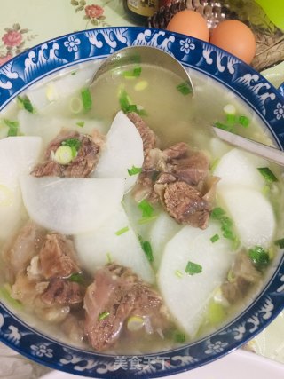 冬日暖汤——羊肉萝卜汤的做法步骤：4