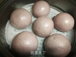紫薯豆浆馒头的做法步骤：12