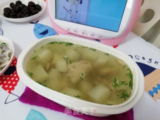 排骨萝卜汤的做法步骤：6