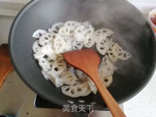 炒藕片的做法步骤：6
