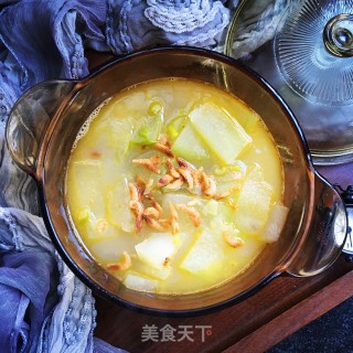 金钩海米冬瓜汤的做法步骤：8