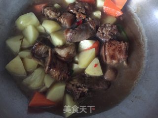 红烧羊排炖土豆的做法步骤：5