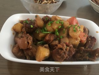 红烧羊排炖土豆的做法步骤：8