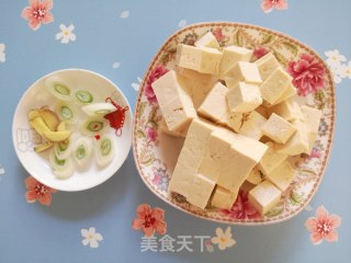 豆苗烧豆腐的做法步骤：2