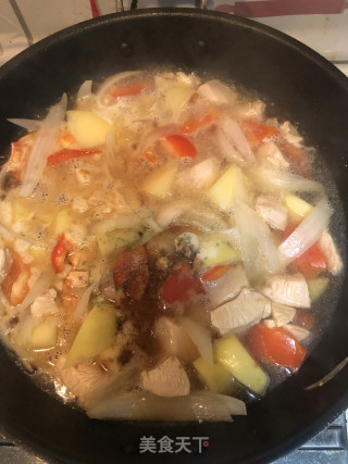 咖喱土豆鸡肉的做法步骤：8