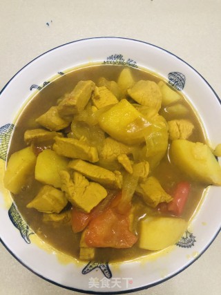 咖喱土豆鸡肉的做法步骤：12